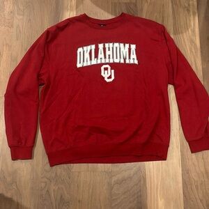 Oklahoma Crewneck, Red